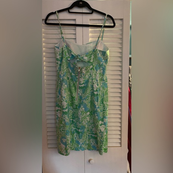 NWOT Lilly Pulitzer McCallum Limede It's A Zoo Tie Back Dress Size 8 - Picture 5 of 8